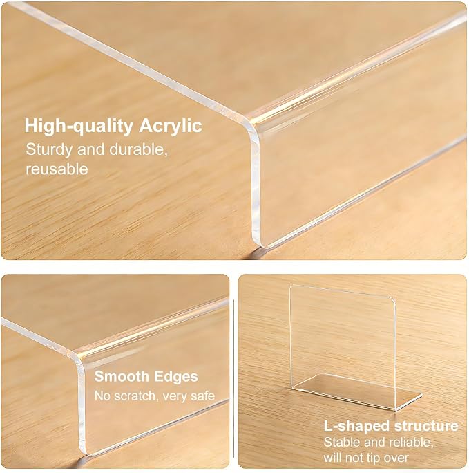 SortNStore Shelf Dividers for Closet Organization: 6" Tall x 10" Deep, Deeper - Image 8