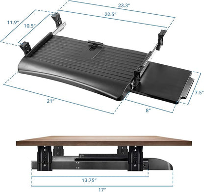 Mount-It! Keyboard Tray Under Desk - Image 5