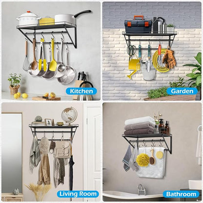 RedCall 2 Pack Garage Wall Shelf - Image 4