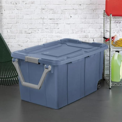 Extra Large Storage Bin, 40 Gallon Wheeled Plastic Storage Container - Image 3