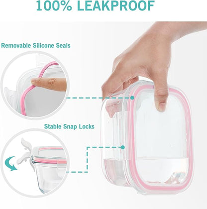 Vtopmart 8 Pack Glass Food Storage Containers - Image 5