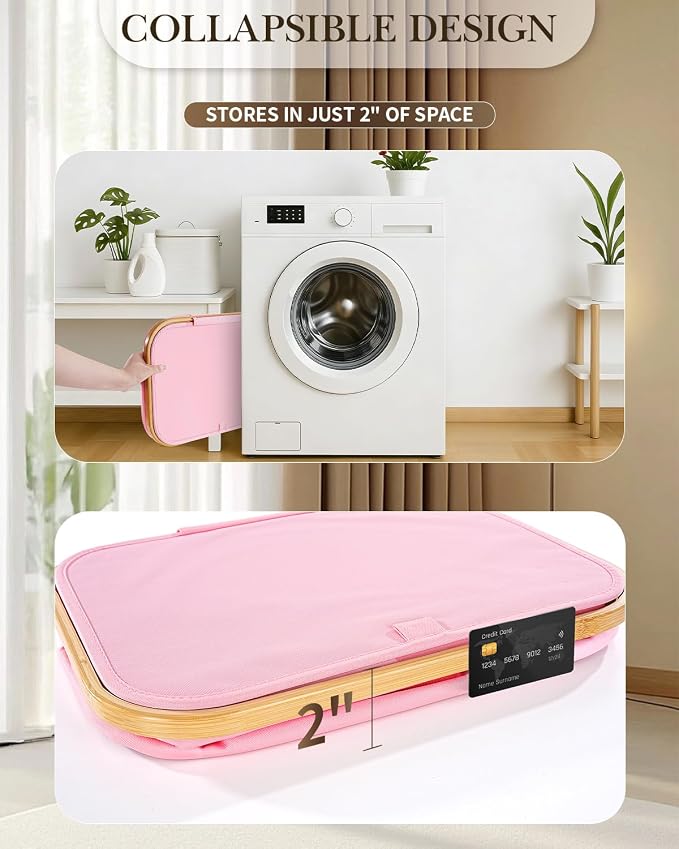 Laundry Hamper with Wheels, 110L Large Clothes Hamper with Removable Inner Bag - Image 5