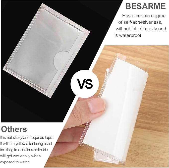 52 Pack Self-Adhesive Index Card Pockets 3.5 x 3.5 in, And Library Cards; Easy - Image 5
