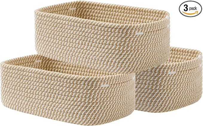 Small Woven Basket, Storage Basket by KALLAX