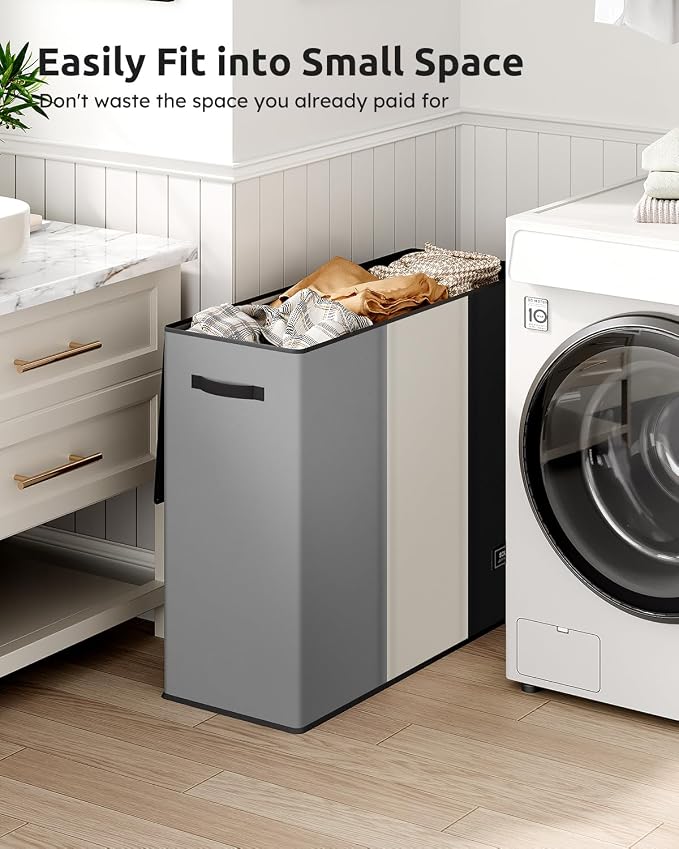 SOLEDI Laundry Hamper 3 section - Image 5