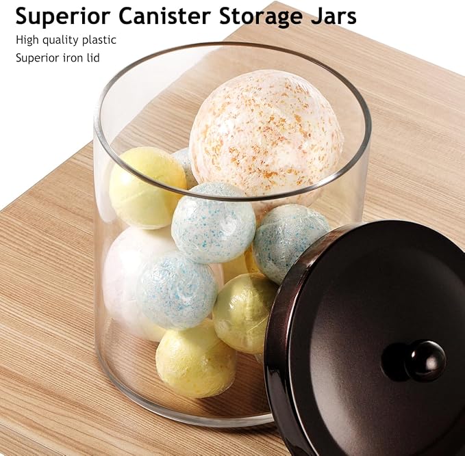 SheeChung 2 Pack 50oz Large Apothecary Jar - Image 4