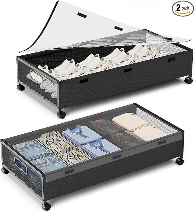 KITHELP Under Bed Storage Containers by KITHELP