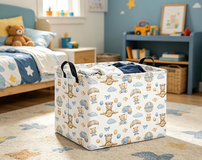 Rectangular Baby Kids Storage Basket - Image 6
