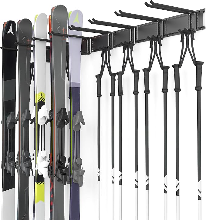 Ultrawall Ski Rack, Wall Mounted Ski Storage - Image 5