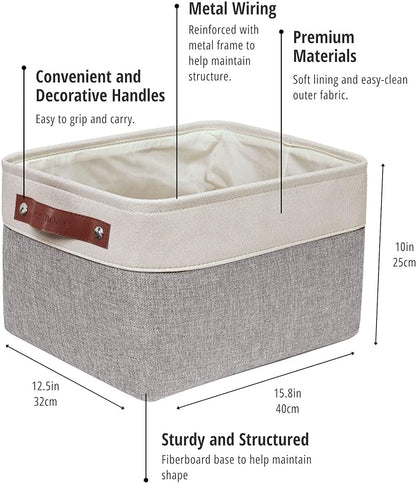 DECOMOMO Storage Baskets for Shelves - Image 6
