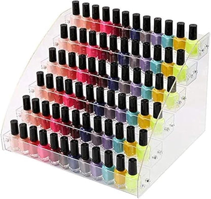 6 Tiers Acrylic Essential Oil Display Rack Nail Polish Organizer Plastic by Wadrac