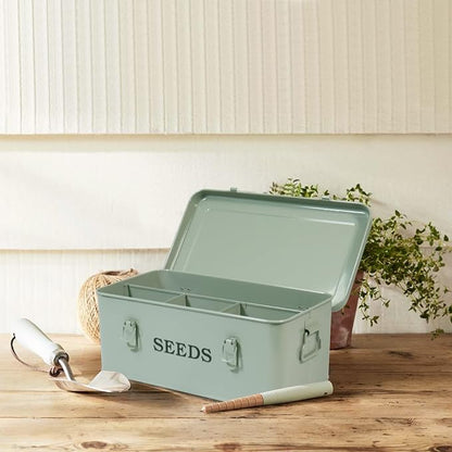 Seed Storage, Metal Seed Box, Seed Storage Organizer Box - Image 6
