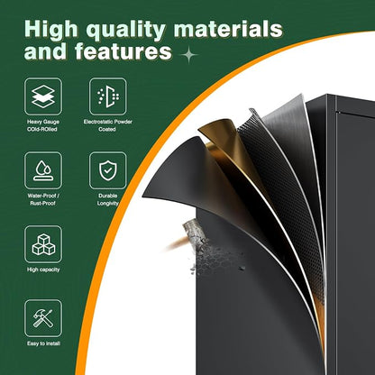 Letaya 72" H Metal Storage Cabinet - Image 6