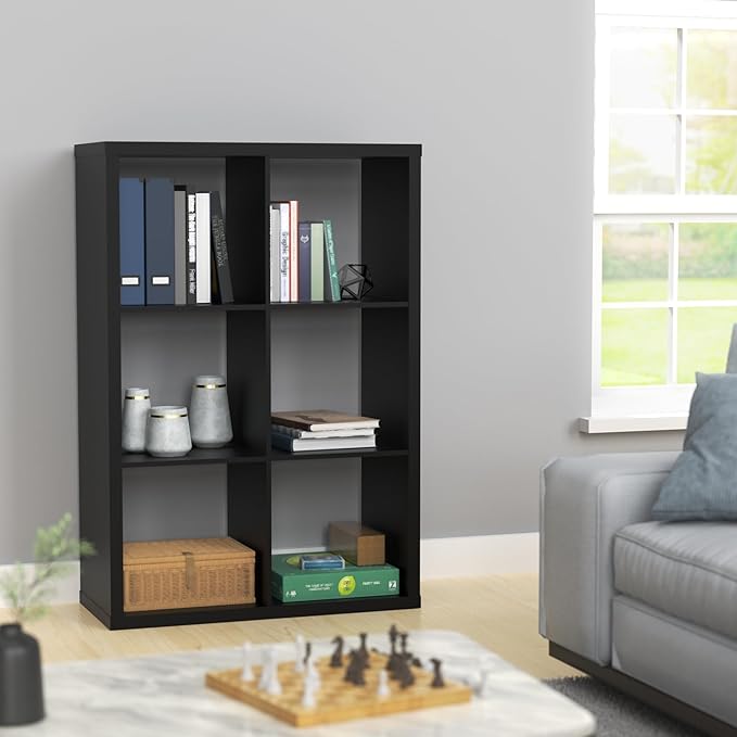 ClosetMaid 6 Cube Storage Shelf Organizer Bookshelf - Image 6