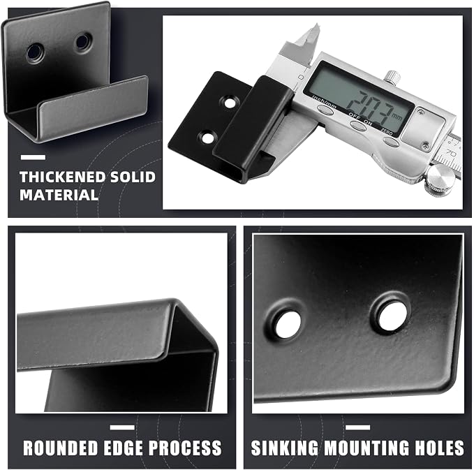 Luomorgo Tile Display Wall Hanger, Wall Mount Brackets Hook, Heavy Duty - Image 2