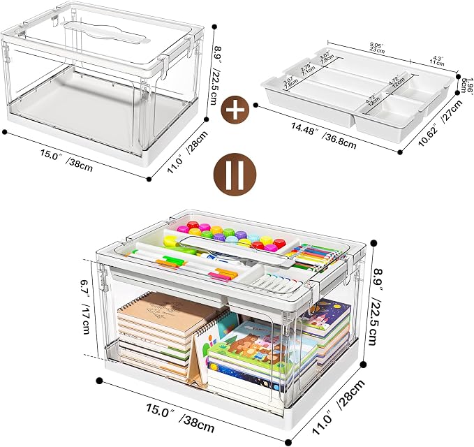 24QT 1Pack Craft Organizers and Storage - Image 2