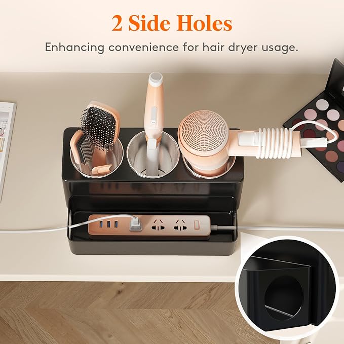Lifewit Hair Tool Organizer Countertop, Removable Blow Dryer Holder - Image 5