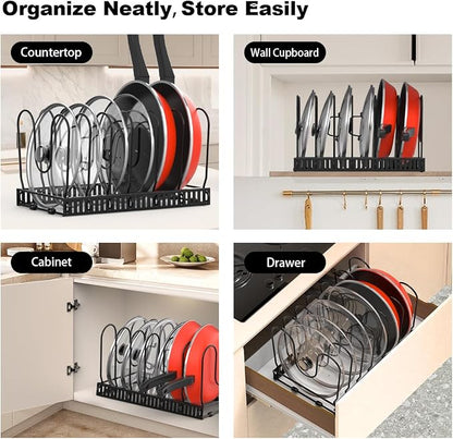 Housolution Pot and Pan Organizer Rack - Image 6