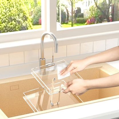 NIUBEE 2-Tier Acrylic Bathroom Cosmetic Storage Organizer - Image 8