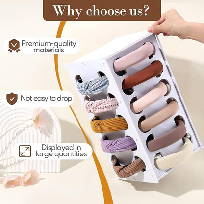 Headband Holder Organizer for Girls, Rotating Headband Storage for Women - Image 6