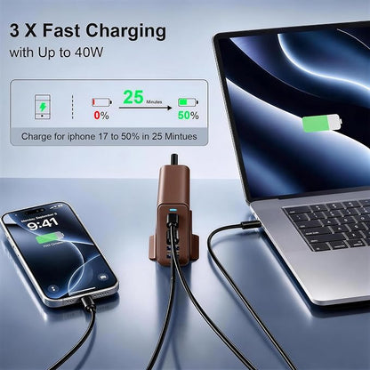 165W GaN USB C Charging Station, 6 Port Desktop Charger - Image 3