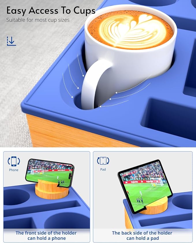 Couch Cup Holder Tray - Image 3
