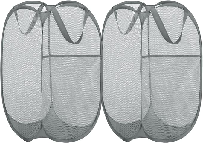 BATTOO Deluxe Strong Mesh Pop up Laundry Hamper Basket by BATTOO