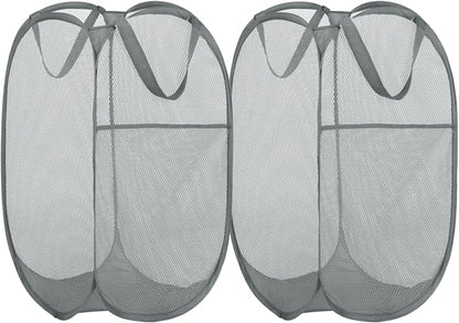 BATTOO Deluxe Strong Mesh Pop up Laundry Hamper Basket by BATTOO