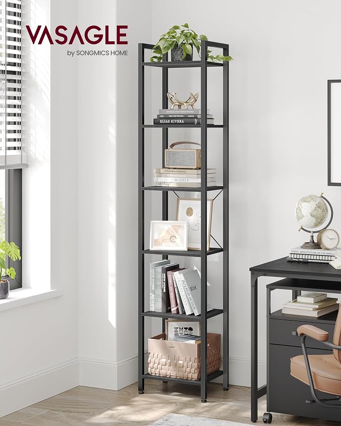 VASAGLE 6-Tier Bookshelf, Bookcase - Image 2