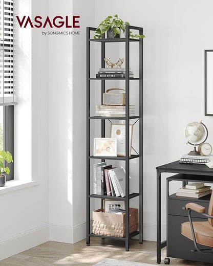 VASAGLE 6-Tier Bookshelf, Bookcase - Image 2