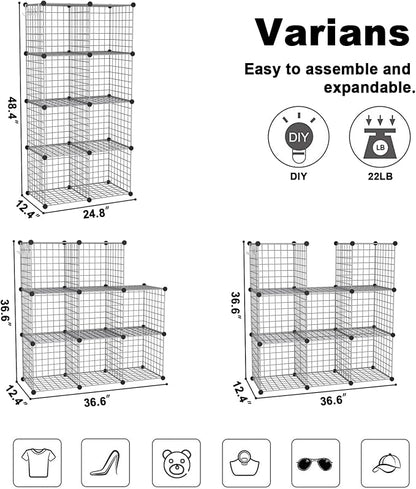 C&AHOME Wire Cube Storage, 8 - Image 3