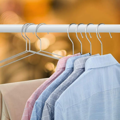 TIMMY Wire Hangers 30 Pack 16.5-Inch Stainless Steel Strong Metal Coat Hanger - Image 8