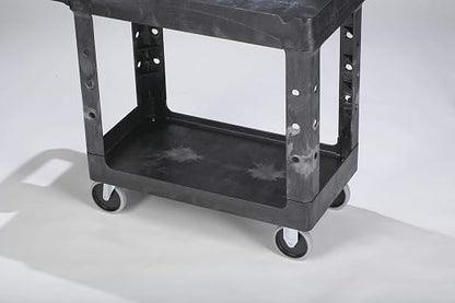Rubbermaid Commercial Products 2-Shelf Utility/Service Cart, Lipped Shelves - Image 9