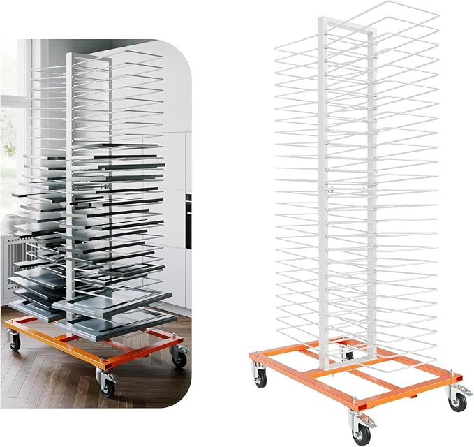 50 Shelves Paint Cabinet Drying Rack by Unknown