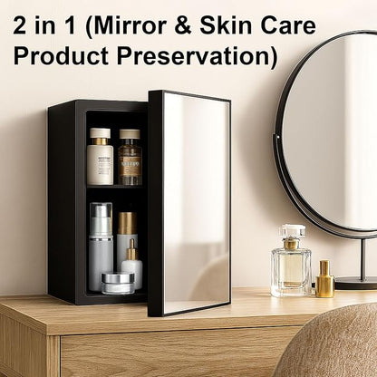 0.9 Cu.Ft Mini Refrigerator and Beauty Fridge, 24 Cans Mini Fridge - Image 7