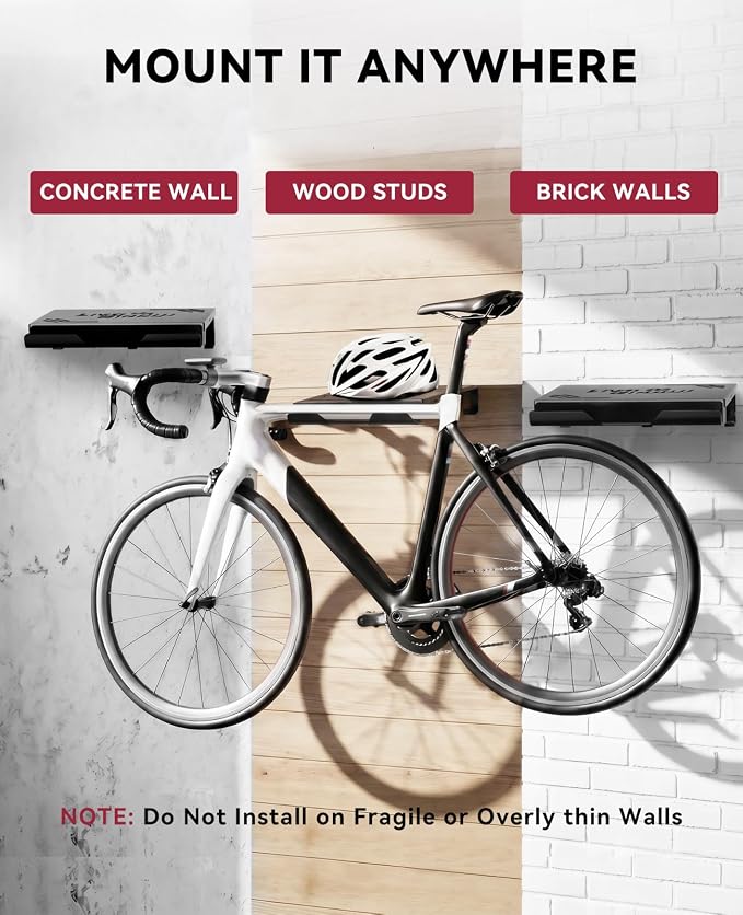 HAPBEAR Bike Wall Mount Rack - Image 5