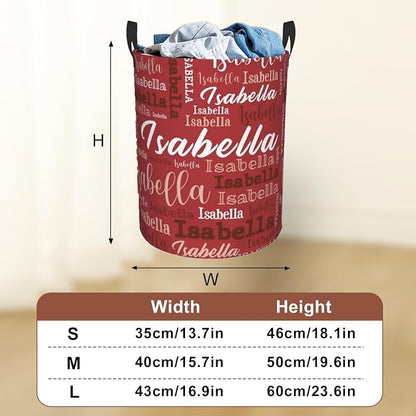Custom Name Laundry Hamper, Personalized Laundry Baskets - Image 3