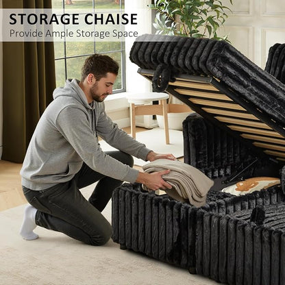 KCGKCG Sleeper Sofa Bed, 81” Pull Out Couch Bed - Image 6