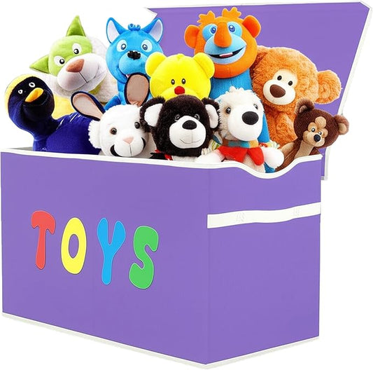 YOLOXO Toy Box Chest, Collapsible Sturdy Storage Bins by YOLOXO