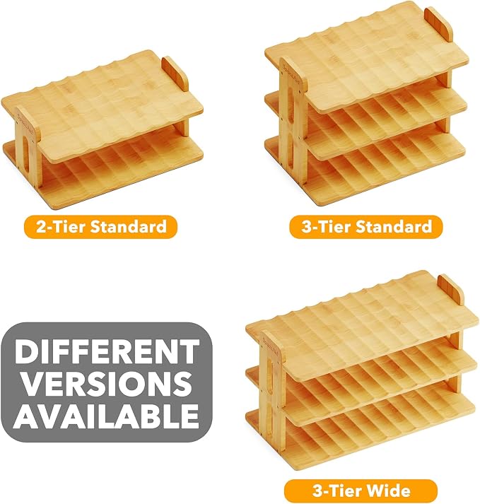 SpaceAid Bamboo Water Bottle Organizer - Image 7