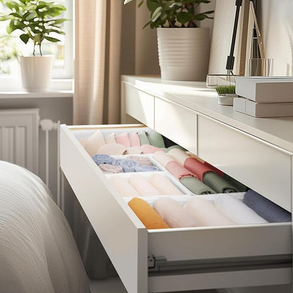 Criusia Drawer Organizer Clothes, 10 Pack Dresser Organizer - Image 7