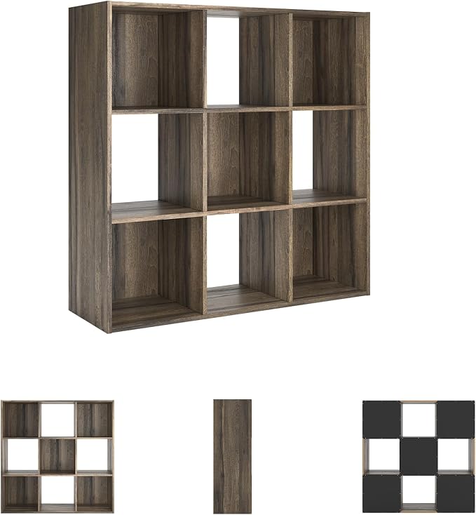 Signature Design by Ashley Shallifer 9 Cube Storage Organizer or Bookcase - Image 5