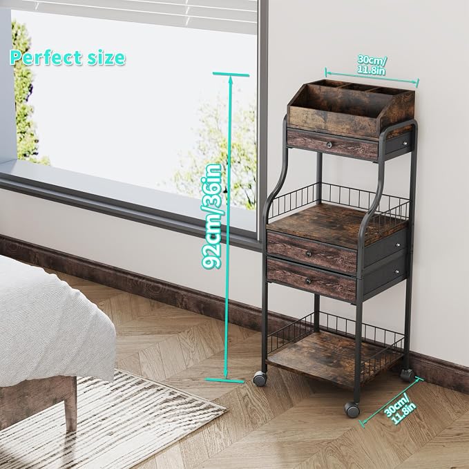 HapiRm Floor Makeup Organizer Storage - Image 3