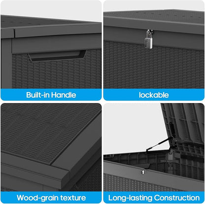 ROJIK Outdoor Storage Housing Deck Box - Image 5