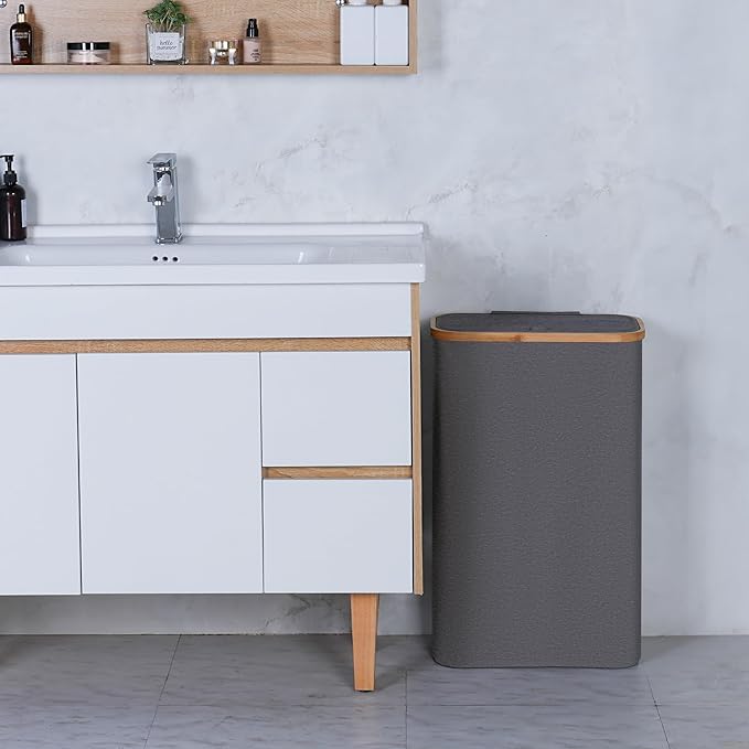 Slim Laundry Basket, 60L Laundry Hamper - Image 5