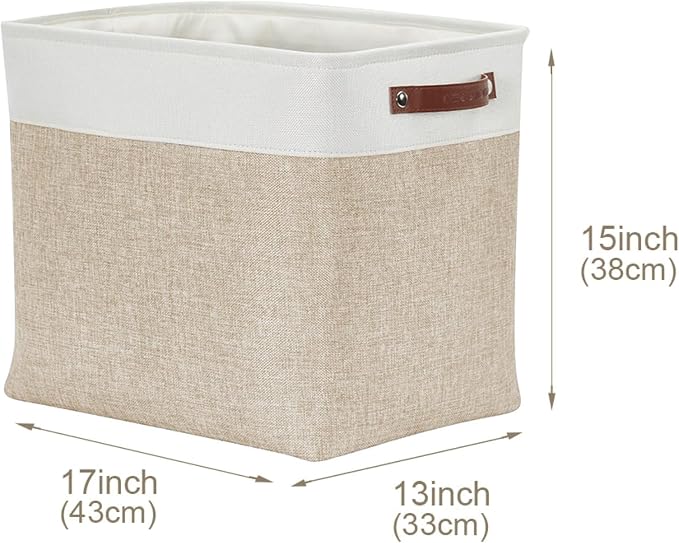 DECOMOMO Extra Large Storage Baskets, 54.5L Fabric Storage Bins - Image 5