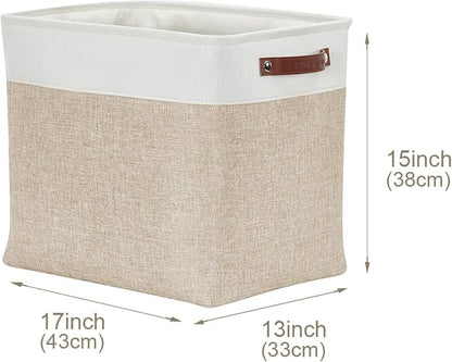 DECOMOMO Extra Large Storage Baskets, 54.5L Fabric Storage Bins - Image 5