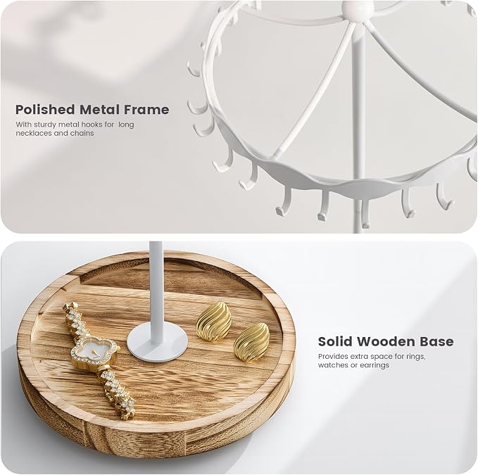Lolalet Rotating Necklace Holder Stand - Image 2