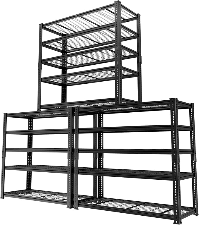 Storage Shelves, Garage Shelving Heavy Duty 3300 LBS Capacity, 5 Tier Utility by Unknown