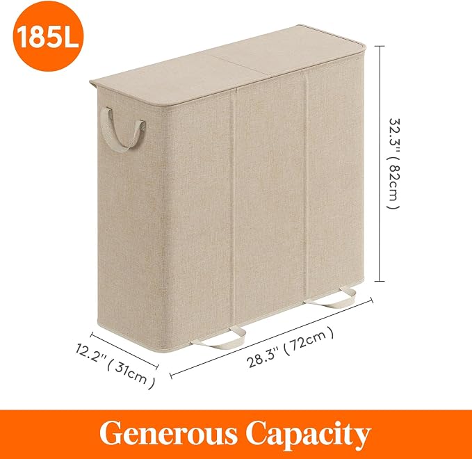 Lifewit Triple Laundry Hamper - Image 6